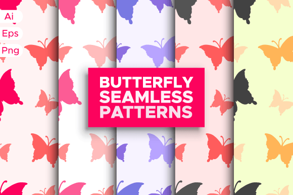 Butterfly Seamless Patterns Bundle: Elevate Your Creative Projects with Effortless Beauty