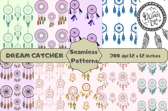 Dream Catcher Seamless Patterns: A Creative Designer’s Essential Resource