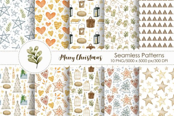 Merry Christmas Seamless Patterns: Elevating Holiday Design with Professional-Grade Flexibility