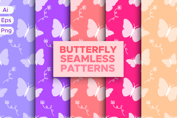 Simple Butterfly Seamless Patterns: Effortless Beauty for Every Creative Project